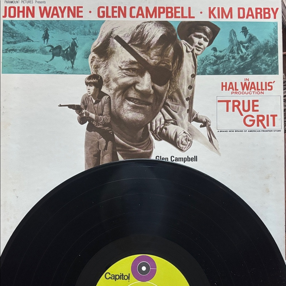 True Grit Vinyl Record The musical score was composed by Elmer Bernstein.